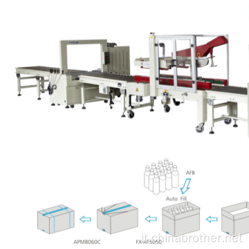 Brother Auto Carton Packing Line APL-CSS03 per borse